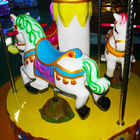 মুদ্রা পরিচালিত মেরি গ গোল গোল্ড Kiddie রাইডস 3 কিন্ডারগার্টেন জন্য মিনি ক্যারোজেল